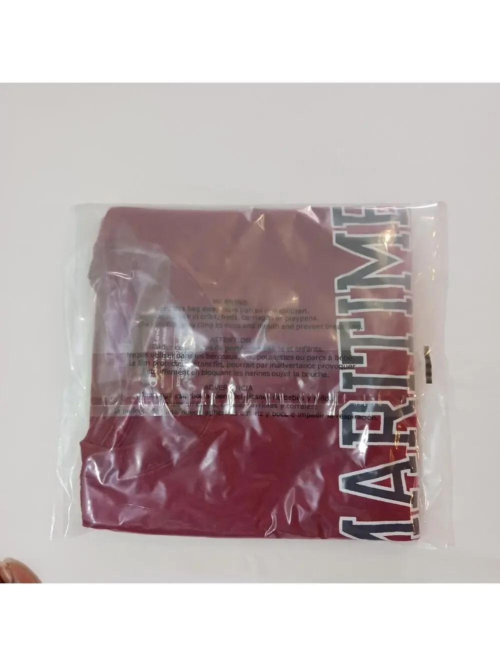 Vintage Champion Authentic Maritime Privateers Men's Red Cotton T-Shirt Small - Picture 13 of 13
